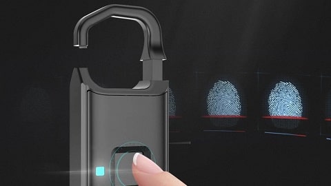 USB Uppladdningsbart Smart Keyless Fingerprint Lock