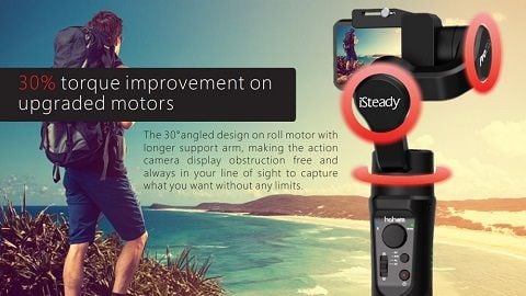 hohem iSteady Pro 2 Upgraded 3-Axis Handheld Action Camera Gimbal Stabilizer