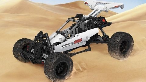 490 de bucăți Xiaomi Desert Racing Car Building Blocks Set Jucării DIY