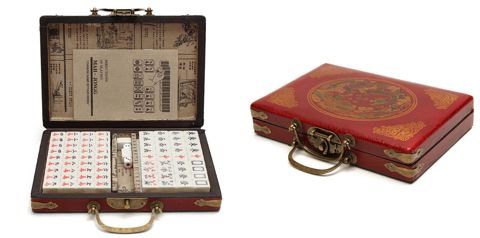Mahjong cinese numerato Set 144 tessere Mah-Jong Set
