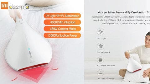 Xiaomi Deerma Aspiradora Limpiador de polvo de ácaros