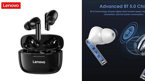 Fones de ouvido Lenovo XT90 TWS Bluetooth 5.0