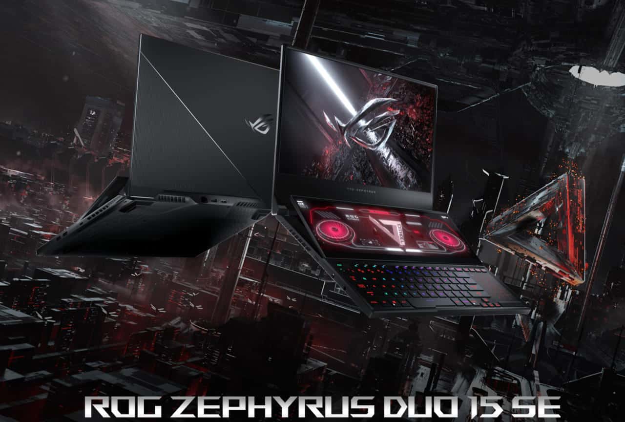 Le nouveau ROG Zephyrus Duo 15 SE est le leader des ordinateurs portables  de gaming à deux écrans de nouvelle génération