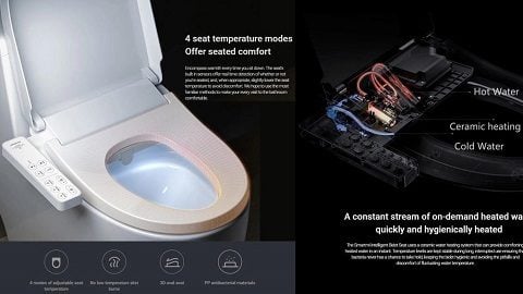 Smartmi elektronisk bidet toalettsete (oppgradert versjon)