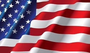 미국 국기 로고