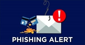 alertă de phishing