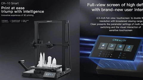 Printer origjinal Creality CR-10 inteligjent 3D me precizion të lartë