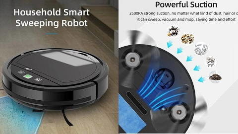 Smart Sweeper ในครัวเรือน 3 ใน 1 เครื่องดูดฝุ่นทำความสะอาด