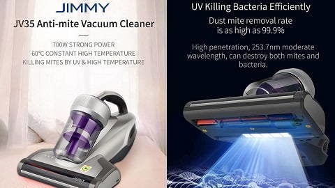 JIMMY JV35 Handheld Anti-mite Vacuum Cleaner
