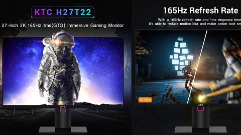 Monitor pentru jocuri KTC H27T22 de 27 inchi (panou IPS 165 Hz 1 ms)