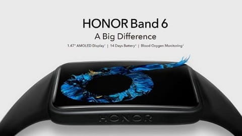HONOR Band 6 (صفحه نمایش AMOLED 1.47 اینچی)