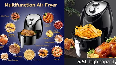 Air Fryer (A New Generation of Smart Fume Free Household 1300W)