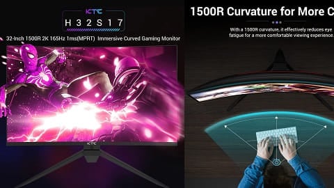 KTC H32S17 32 inch 1500R Curved Gaming Monitor