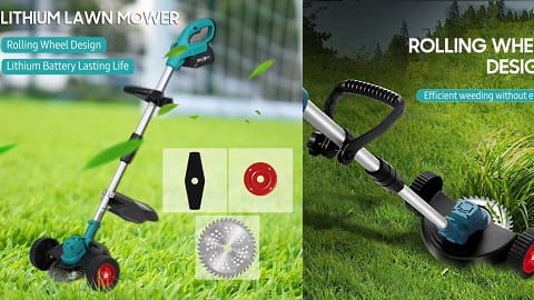 Portable Brushless Lawn Mower Electric Grass Cutter