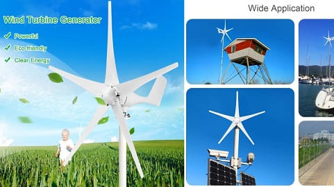 12V 1200W Wind Generator with Charger Controller