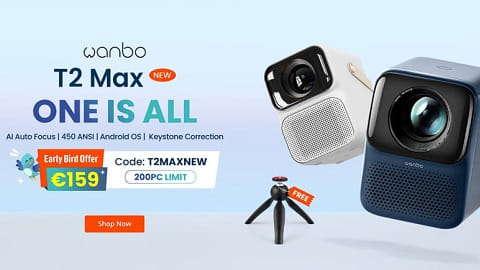 Wanbo T2 MAX 1080P Projector (New) by Xiaomi