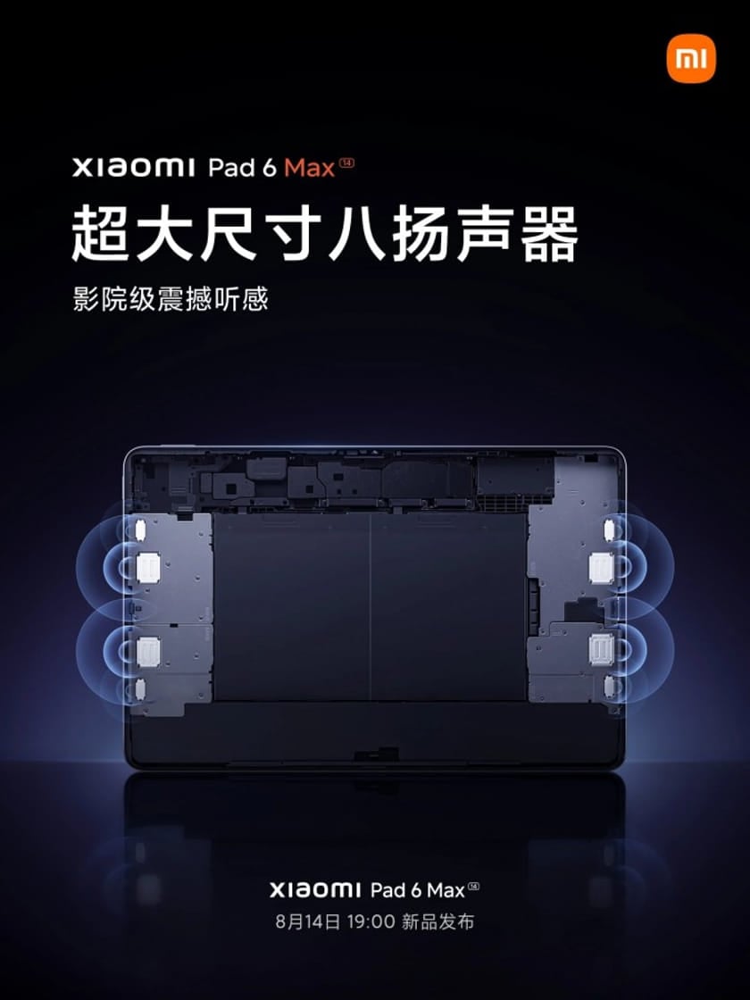 New Xiaomi Pad 6 Max 14 Tablet PC Snapdragon 8+ 10000mAh Battery 14-inch  120Hz