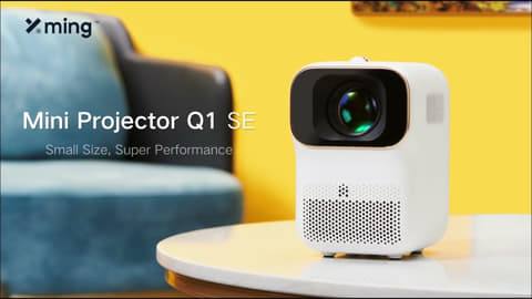 Xming Q1 SE 1080P LED Projector by Xiaomi Ecosystem (250 ANSI Lumens & HDR)