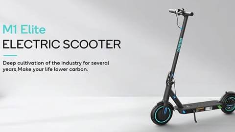 Scooter elèctric plegable BOGIST M1 Elite (motor de 8.5 W de pneumàtics de 350 polzades)