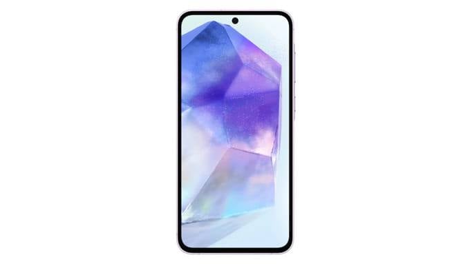 Galaxy A55 Lilac Front