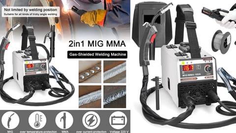 Soldadores inverter MIG MMA 2 en 1 (màquina de soldadura blindada amb gasos de diòxid de carboni)
