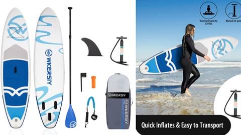 WKERSIY 3.2M Inflatable Stand Up Paddle Board